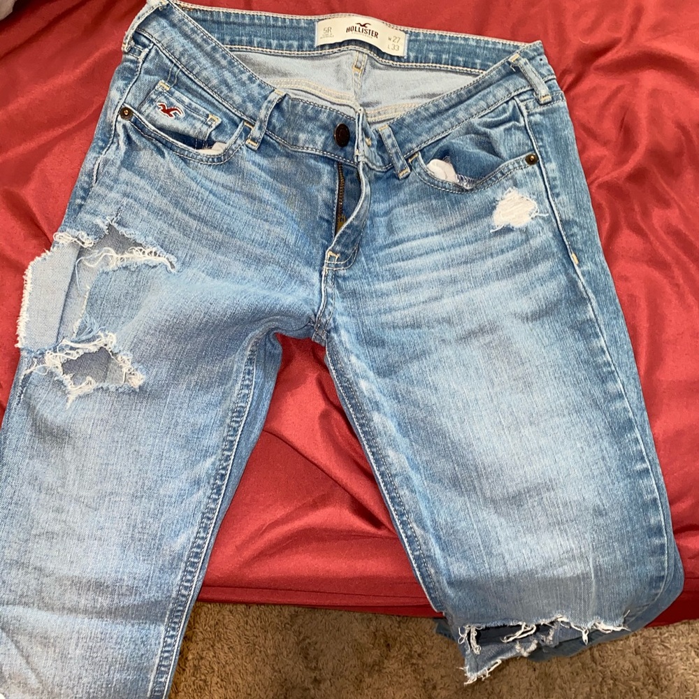 Distressed Hollister jeans